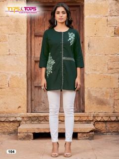 Tips & tops viana short top brand kurti in wholesale
